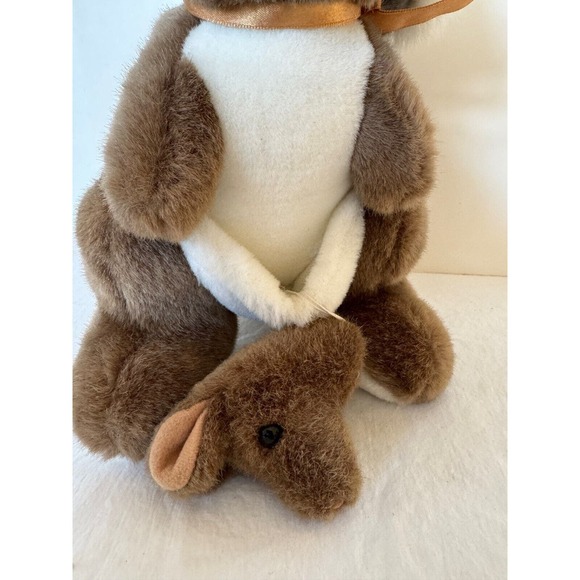Plush Kangaroo Mama with Baby in Pouch w Koala on Back Windmill Toys Stuffed - Picture 6 of 7